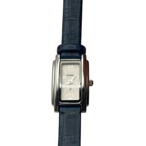Fossil F2 Women's Watch 17mm with Original Blue Leather Band and New Battery